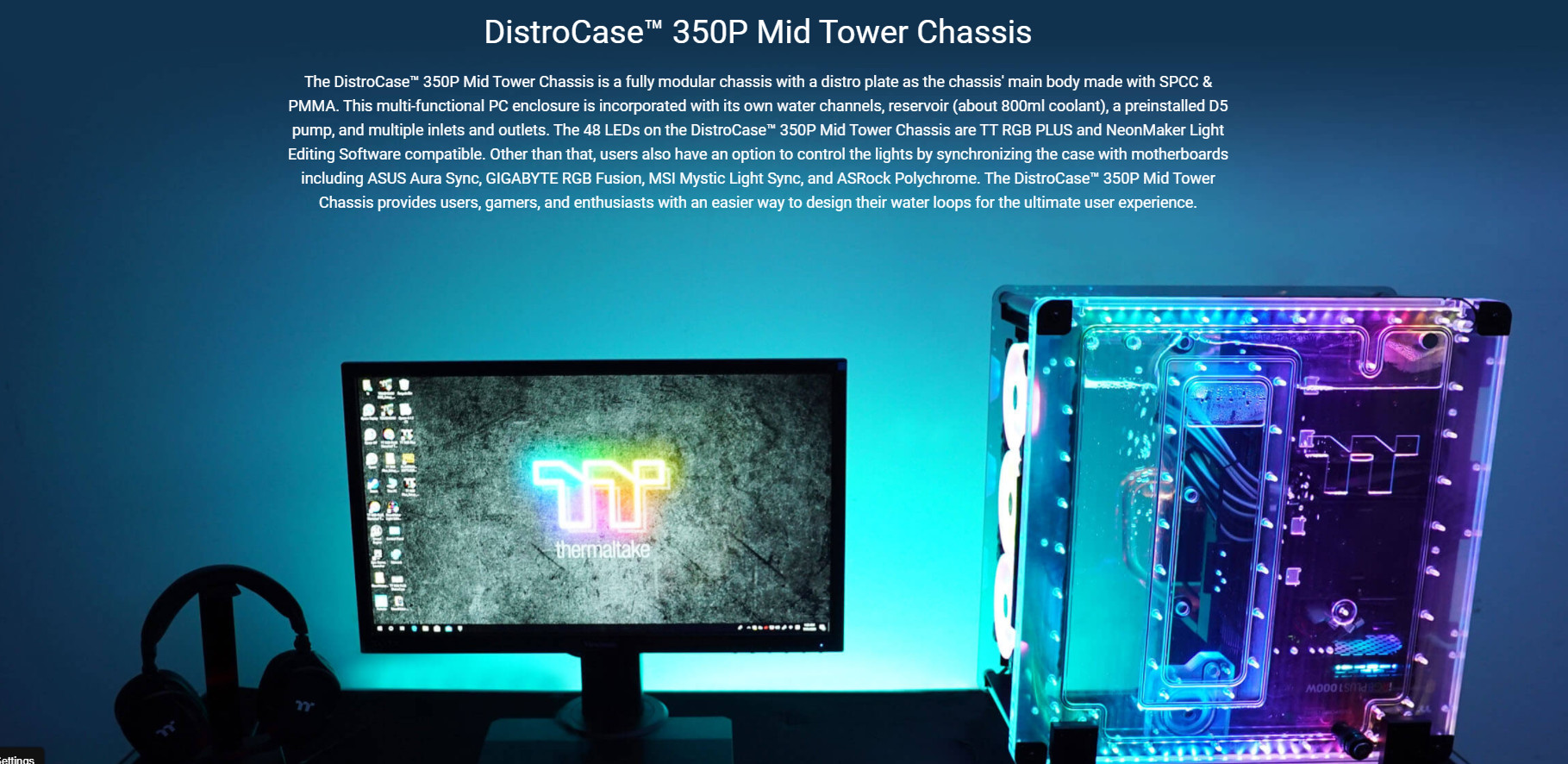 Giới thiệu Vỏ Case Thermaltake DistroCase 350P Mid Tower Chassis